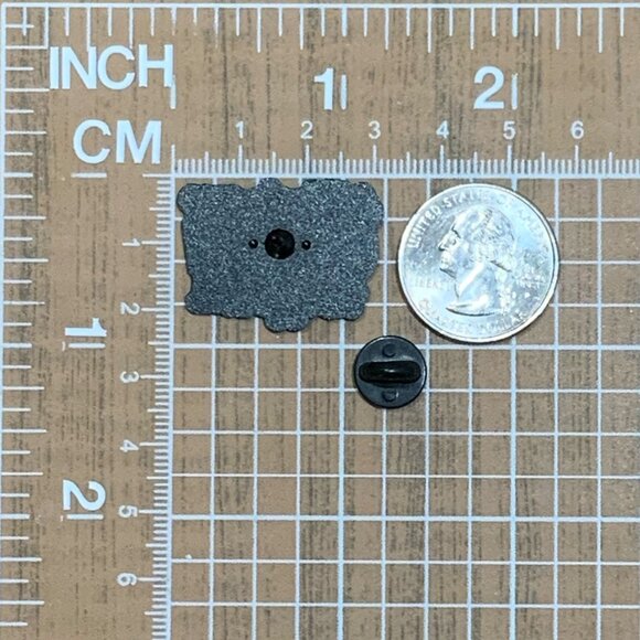 Don't Trade Your Authenticity For Approval Enamel Pin White Black Brooch - Picture 4 of 5